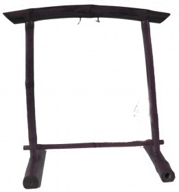Portique en bambou pour gong ou tam-tam pour ø 60 cm